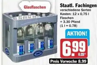 Hit Staatl. Fachingen 12x0,75 L Flaschen Angebot