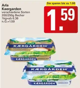 WEZ Arla Kaergarden 200/250g Becher Angebot