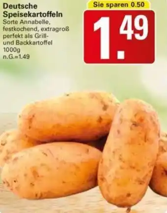 WEZ Deutsche Speisekartoffeln 1000 g Angebot