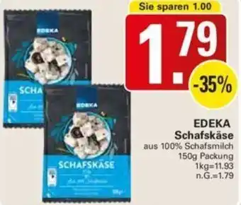 WEZ EDEKA Schafskäse 150 g Packung Angebot