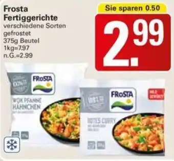 WEZ Frosta Fertiggerichte 375g Beutel Angebot