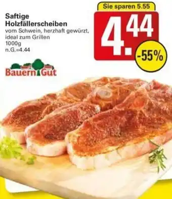 WEZ Bauern Gut Saftige Holzfällerscheiben 1000 g Angebot