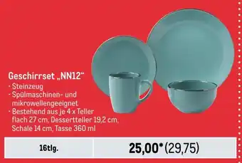 METRO Geschirrset,NN12" Angebot