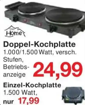 Jawoll Tim Home Doppel-Kochplatte Angebot