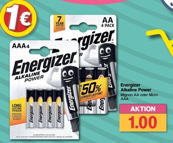 Famila Nord West Energizer Alkaline Power Mignon AA oder Micro AAA Angebot