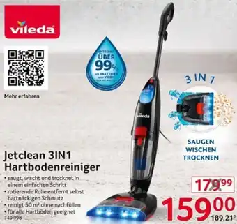 Selgros Vileda Jetclean 3IN1 Hartbodenreiniger Angebot