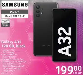 Selgros SAMSUNG Galaxy A32 128 GB, black Angebot