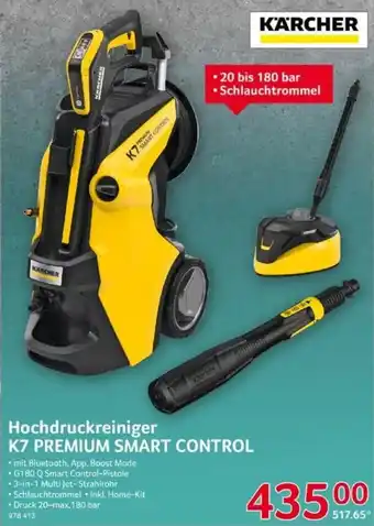 Selgros KÄRCHER Hochdruckreiniger K7 PREMIUM SMART CONTROL Angebot