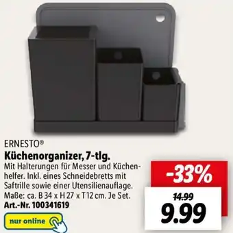 Lidl ERNESTOⓇ Küchenorganizer, 7-tlg. Angebot