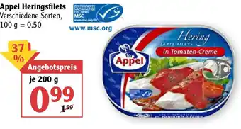 Globus Appel Heringsfilets 200 g Angebot