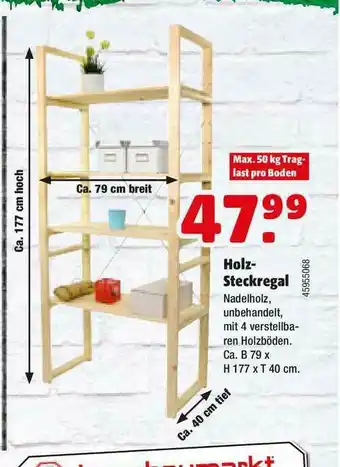 Hagebau Holz-steckregal Angebot