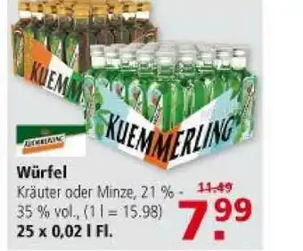 Multi Markt Kuemmerling Würfel Angebot