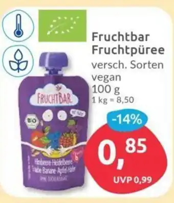 Budni Fruchtbar Fruchtpüree versch. Sorten 100g Angebot