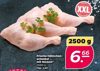 NETTO Frische Hähnchenschenkel mit Rücken* 2.5kg Angebot