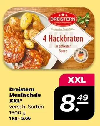 NETTO Dreistern Menüschale XXL* versch. Sorten 1500 g Angebot