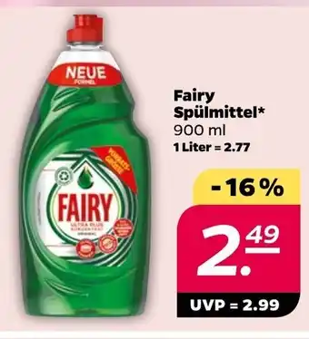 NETTO Fairy Spülmittel* 900 ml Angebot