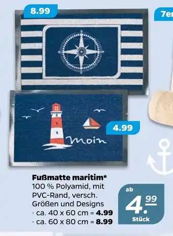 NETTO Fußmatte maritim* 40*60 Angebot