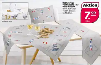 NETTO Hochwertige Tischwäsche oder Deko-Kissen* Angebot