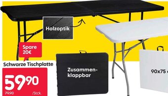 Rusta Klapptisch 180 x 74 cm Angebot