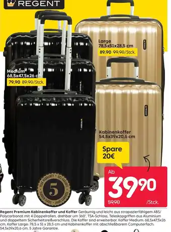 Rusta Regent Premium Kabinenkoffer und Koffer Angebot