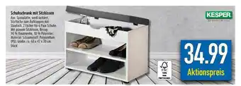 diska Kesper Schuhschrank Mit Sitzkissen Angebot