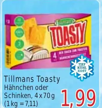 Wiglo Wunderland Tillmans Toasty Hähnchen oder Schinken, 4x70g Angebot