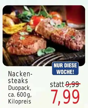 Wiglo Wunderland Nacken-steaks Duopack, ca. 600g, Angebot