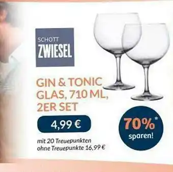 diska Zwiesel Gin & Tonic Glas Angebot