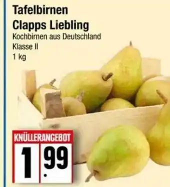 Edeka Tafelbirnen Clapps Liebling Angebot