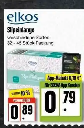 Edeka Elkos Slipeinlange Angebot