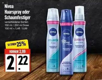 Edeka Nivea Haarspray Oder Schaumfestiger Angebot