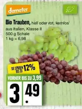 Edeka Demeter Bio Trauben Angebot