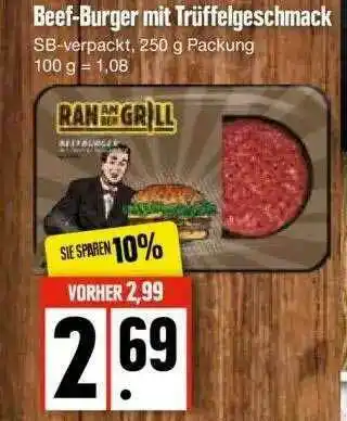 Edeka Beef Burger Mit Trüffelgeschmack Angebot