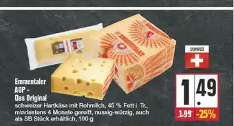 Edeka Frischemarkt Emmentaler AOP Das Original Angebot