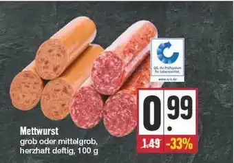 Edeka Frischemarkt Mettwurst Angebot