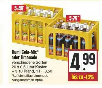 Edeka Frischemarkt Flumi Cola-mix Oder Limonade Angebot