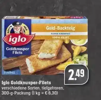 Edeka Iglo Goldknusper-filets Angebot