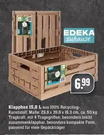 Edeka Edeka Zuhause Klappbox 15,8 L Angebot