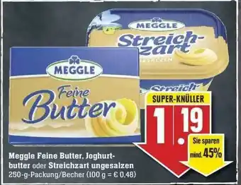 Edeka Meggle Feine Butter, Joghurt Butter Oder Streicht Ungesalzen Angebot