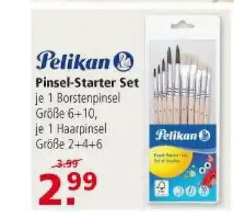 Multi Markt Pelikan Pinsel Starter Set Angebot