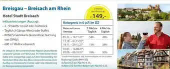 Edeka Hotel Stadt Breisach Angebot