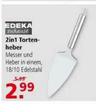 Multi Markt Edeka Zuhause 2in1 Tortenheber Angebot