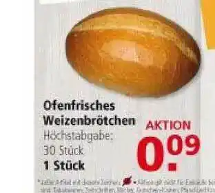 Multi Markt Ofenfrisches Weizenbrötchen Angebot