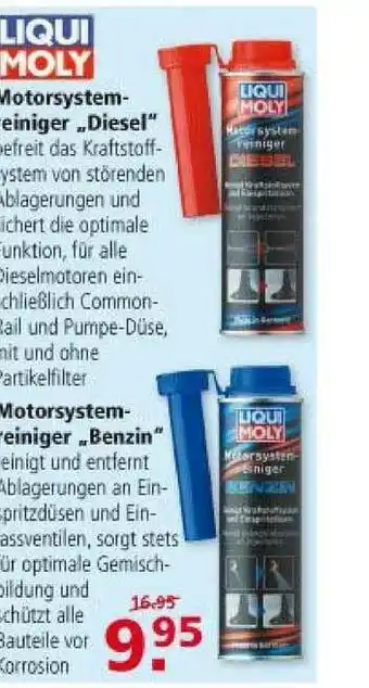 Multi Markt Liqui Moly Motorsystem Reiniger „diesel” Angebot