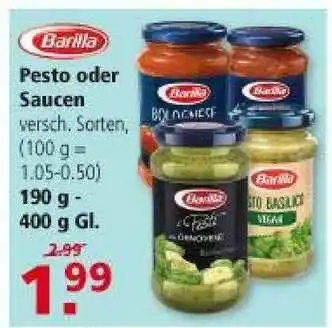 Multi Markt Barilla Pesto Oder Saucen Angebot