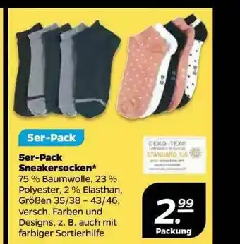 NETTO 5er-pack Sneakersocken Angebot