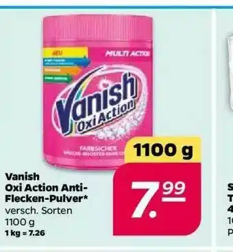 NETTO Vanish Oxi Action Anti-flecken-pulver Angebot