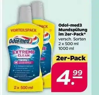 NETTO Odol-med3 Mundspülung Im 2er-pack Angebot