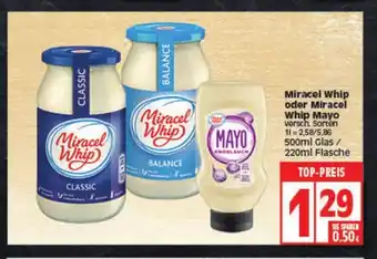 Elli Markt Miracel Whip oder Miracel Whip Mayo 500ml/220ml Angebot