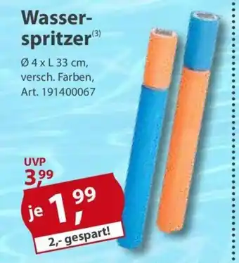 Sonderpreis Baumarkt Wasserspritzer(³) Angebot